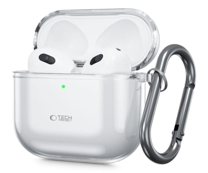 Etui na słuchawki Tech-Protect Flexair do Apple AirPods 4. generacji Clear